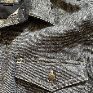 Beautiful vintage wool denim shirt